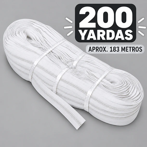 CIERRE DE NYLON N.º 5 – ROLLO DE 200 YARDAS 11