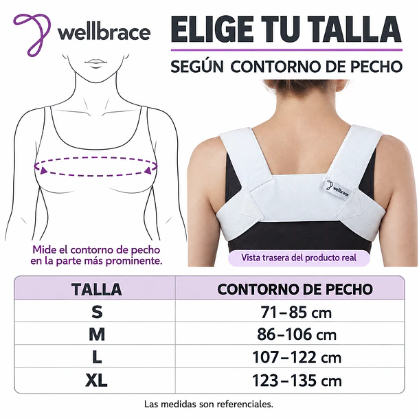 CORRECTOR DE POSTURA ELÁSTICO WELLBRACE 306 – ESPALDA Y HOMBROS 2
