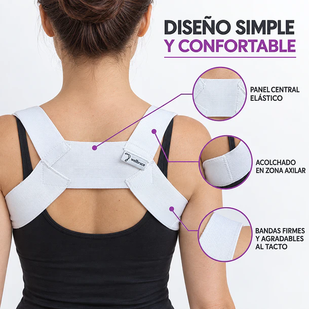 CORRECTOR DE POSTURA ELÁSTICO WELLBRACE 306 – ESPALDA Y HOMBROS 3
