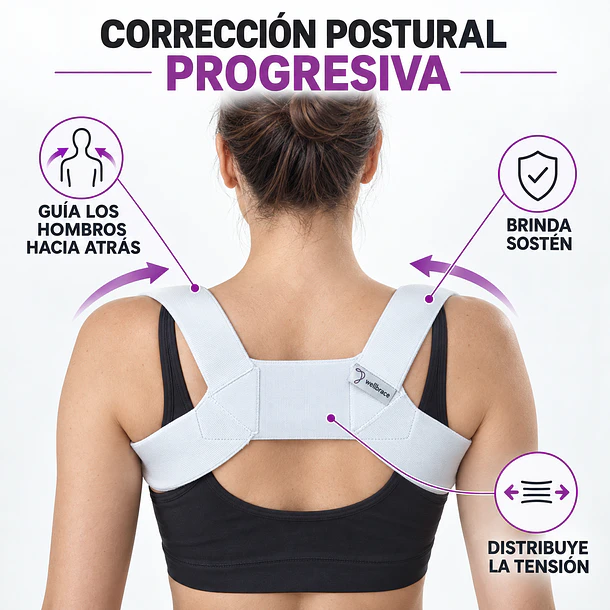 CORRECTOR DE POSTURA ELÁSTICO WELLBRACE 306 – ESPALDA Y HOMBROS 6