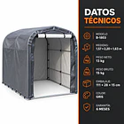 Cobertizo Para Bicicletas Y Motos 1,57x2,20x1,63m 2