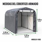 Cobertizo Para Bicicletas Y Motos 1,57x2,20x1,63m 3
