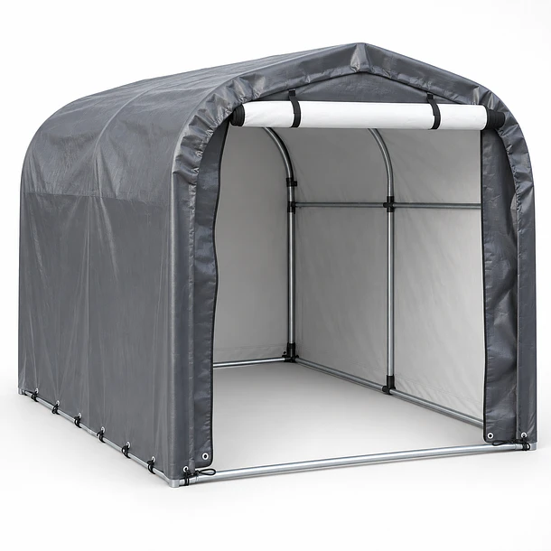 Cobertizo Para Bicicletas Y Motos 1,57x2,20x1,63m 7