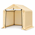 Bodega de Jardín Armable Beige 1,83 x 1,83 x 1,83 m 8