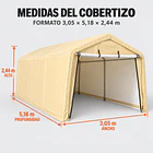 Carpa garage armable para auto, camioneta y maquinaria 5