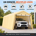 Carpa garage armable para auto, camioneta y maquinaria 7