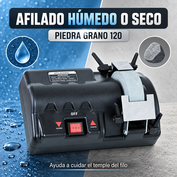 AFILADOR DE CUCHILLOS ELÉCTRICO PROFESIONAL ALLWIN SCM4500 8