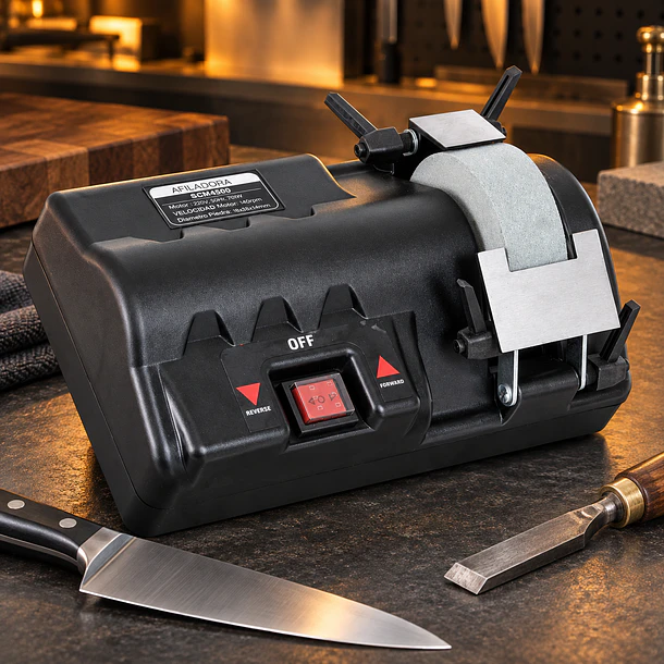 AFILADOR DE CUCHILLOS ELÉCTRICO PROFESIONAL ALLWIN SCM4500 12