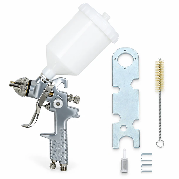 Pistola Para Pintar Neumática 1,3mm 600ml Jonnesway 6