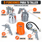 Kit Pistolas De Pintar Para Compresor Muzi Ak-6 5 Piezas 3