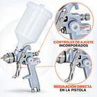 Pistola de Pintar Neumática Jonnesway JA-6111 1,4 mm con Depósito 600 ml 4
