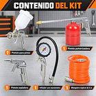 Kit de Pistolas y Accesorios para Compresor 5 Piezas SDS Power W-C2000-GP 9