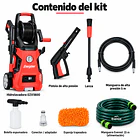 Kit Hidrolavadora Energizer EZX1800 140 Bar 1800 W + Manguera Everest 15 m 2