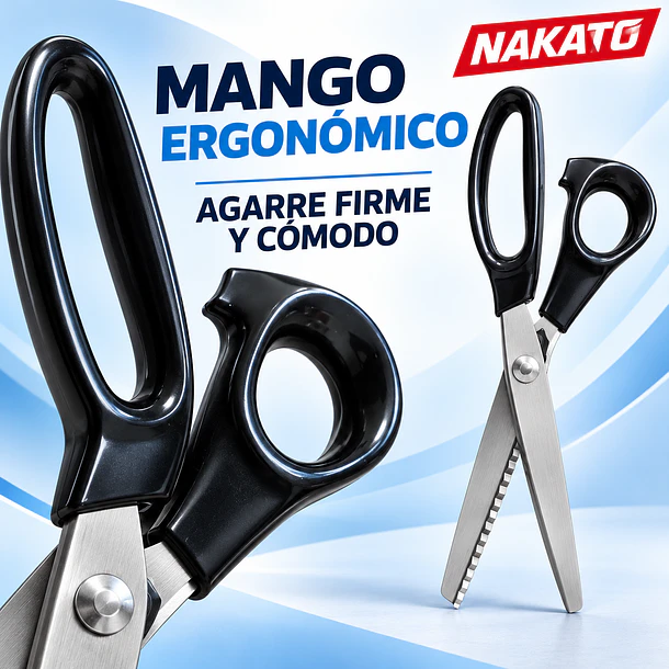 Tijera Zig Zag para Tela y Costura 23 cm | NAKATO 7
