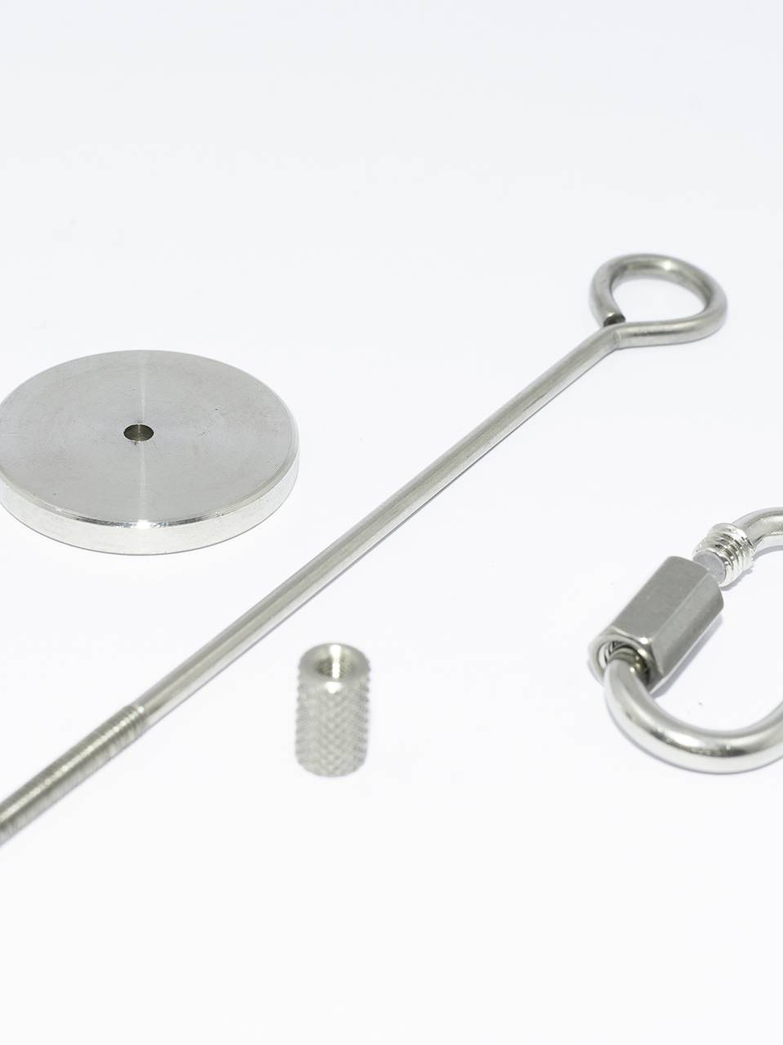 SET 2 artículos de alimentación aves acero inoxidable 3