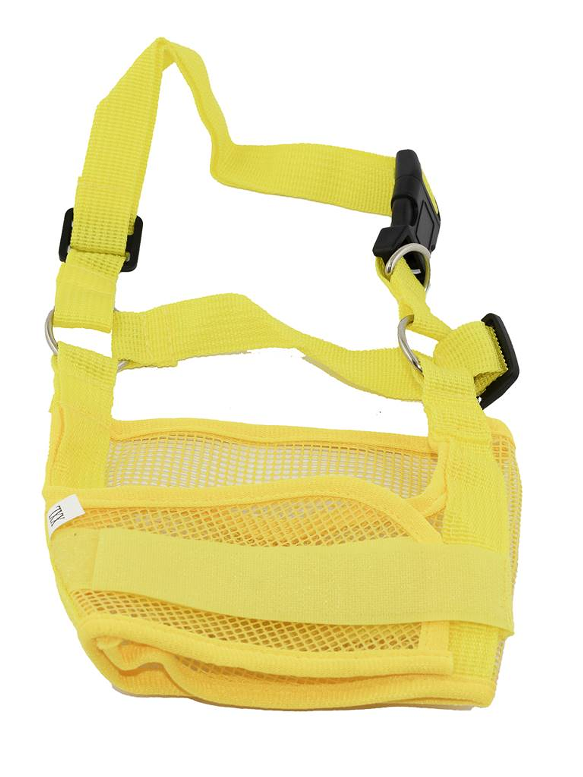 Bozal antimordeduras transpirable talla XXL amarillo 3