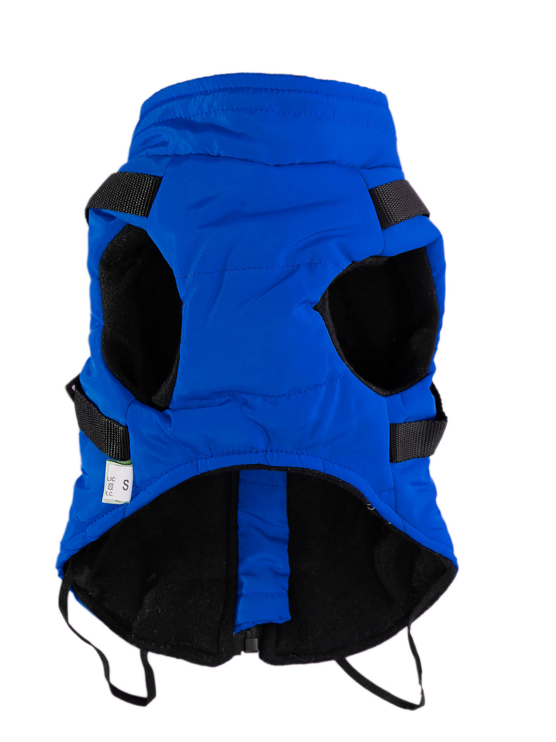 Chaqueta  tipo parka perro pequeño con arnés incluido 3