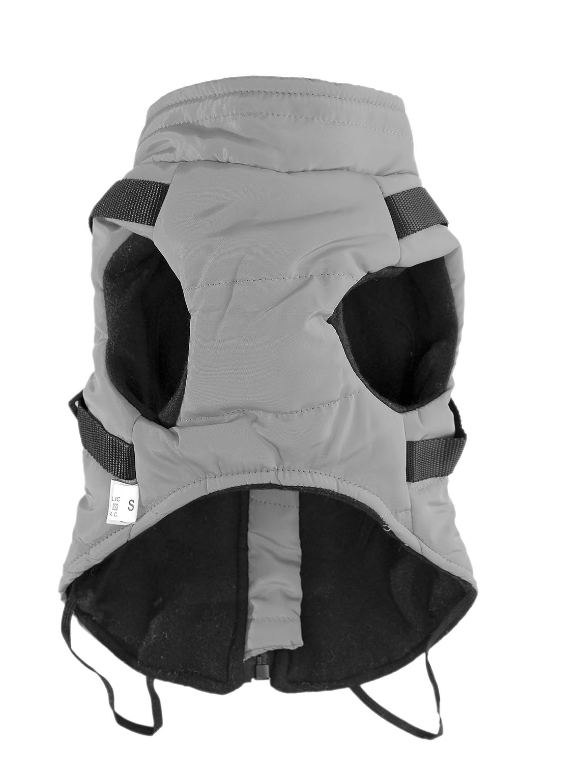 Chaqueta  tipo parka perro pequeño con arnés incluido 4