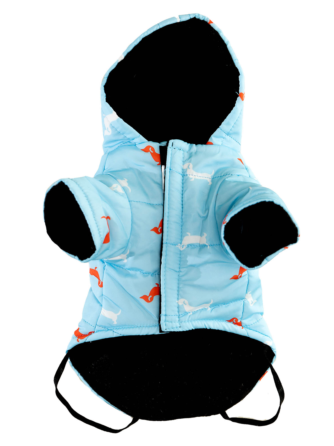 Chaqueta tipo parka para perro salchicha 2