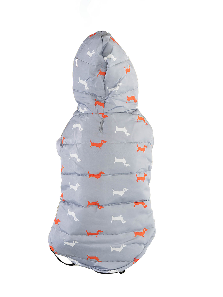 Chaqueta tipo parka para perro salchicha 6