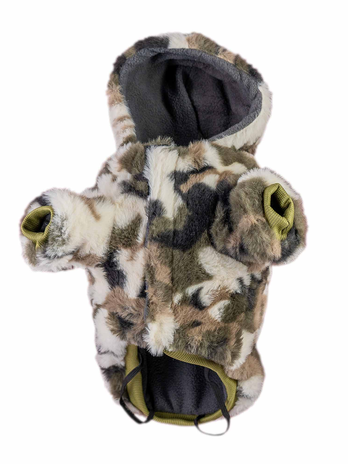 Polerón de polar camuflado para perro pequeño 1