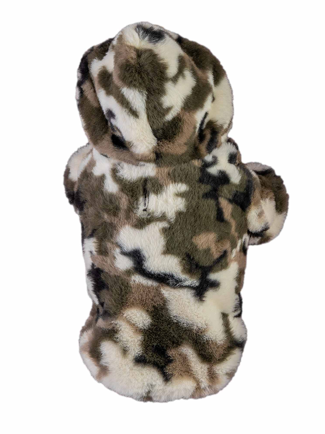 Polerón de polar camuflado para perro pequeño 2