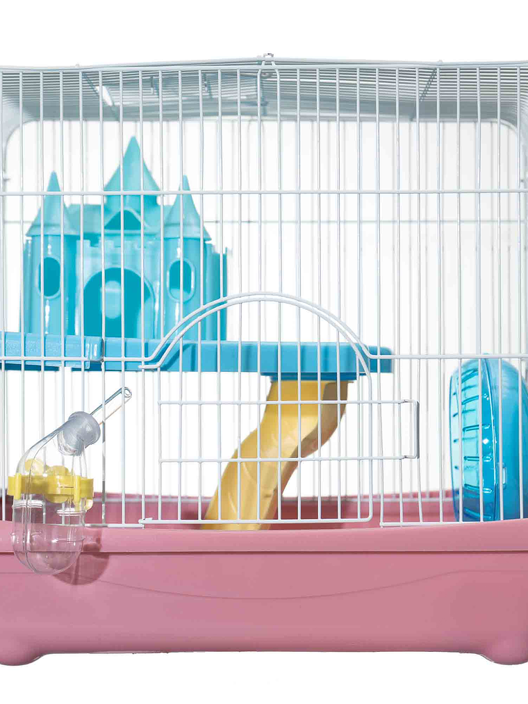 Jaula para hámster o roedor. Tamaño mediana-castillo 1