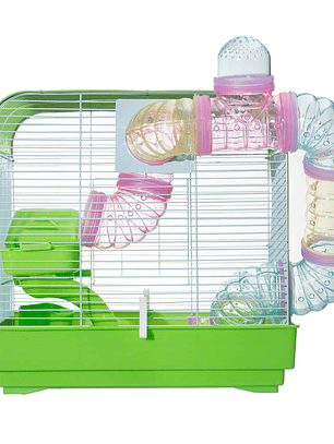 Jaula para hámster o roedor. Tamaño mediana-casita