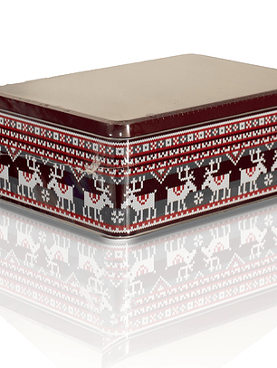 3 cajas metálicas navideñas