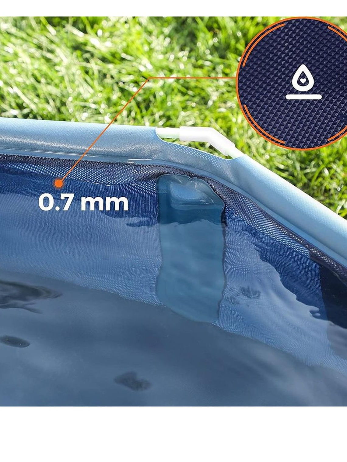 Piscina para tu mascota 140cm diámetro 30cm de alto 4
