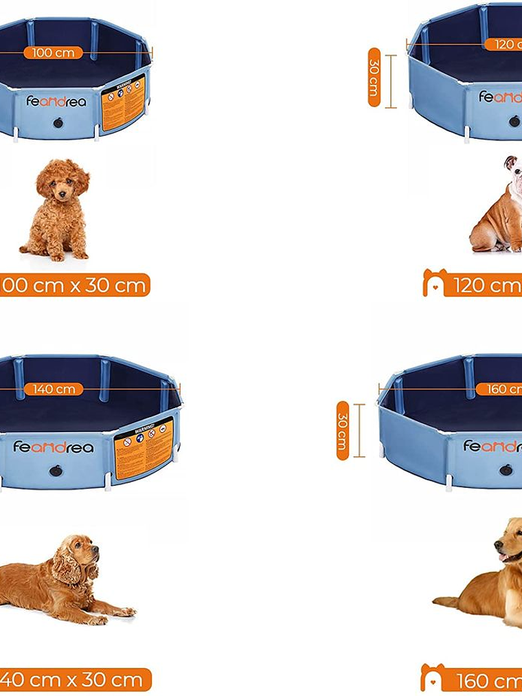 Piscina para tu mascota 140cm diámetro 30cm de alto 9