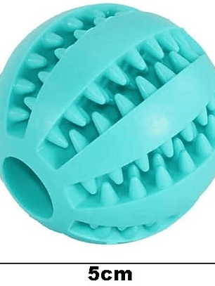 Pelota de silicona tamaño S para mascota 2 unidades