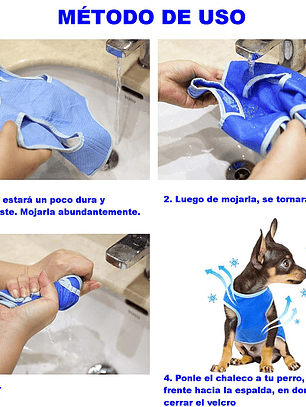 Chaleco refrescante para perro