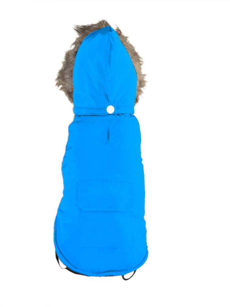 Chaqueta con gorro desmontable y bolsillo trasero 3