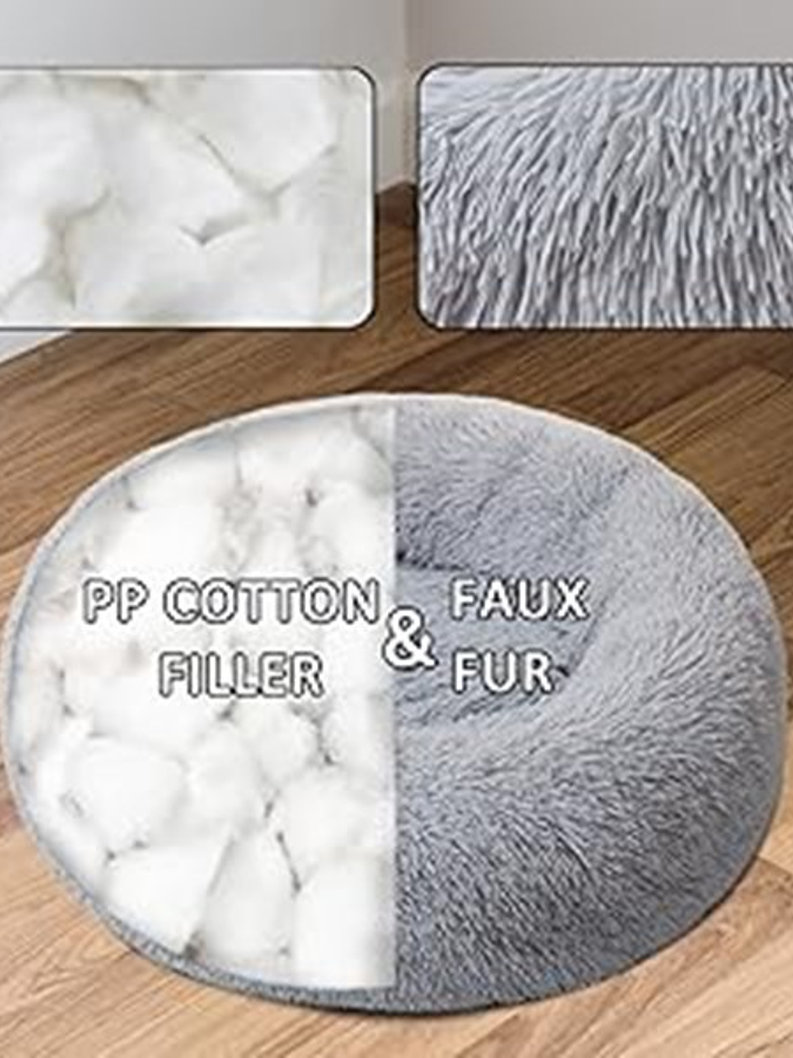 Cama cojín anti stress GRIS 10