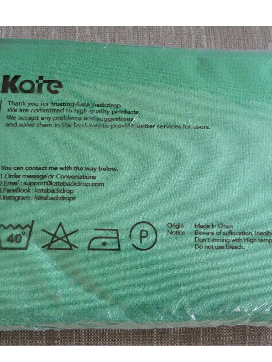 Tela gruesa Croma para fotografía y video 4