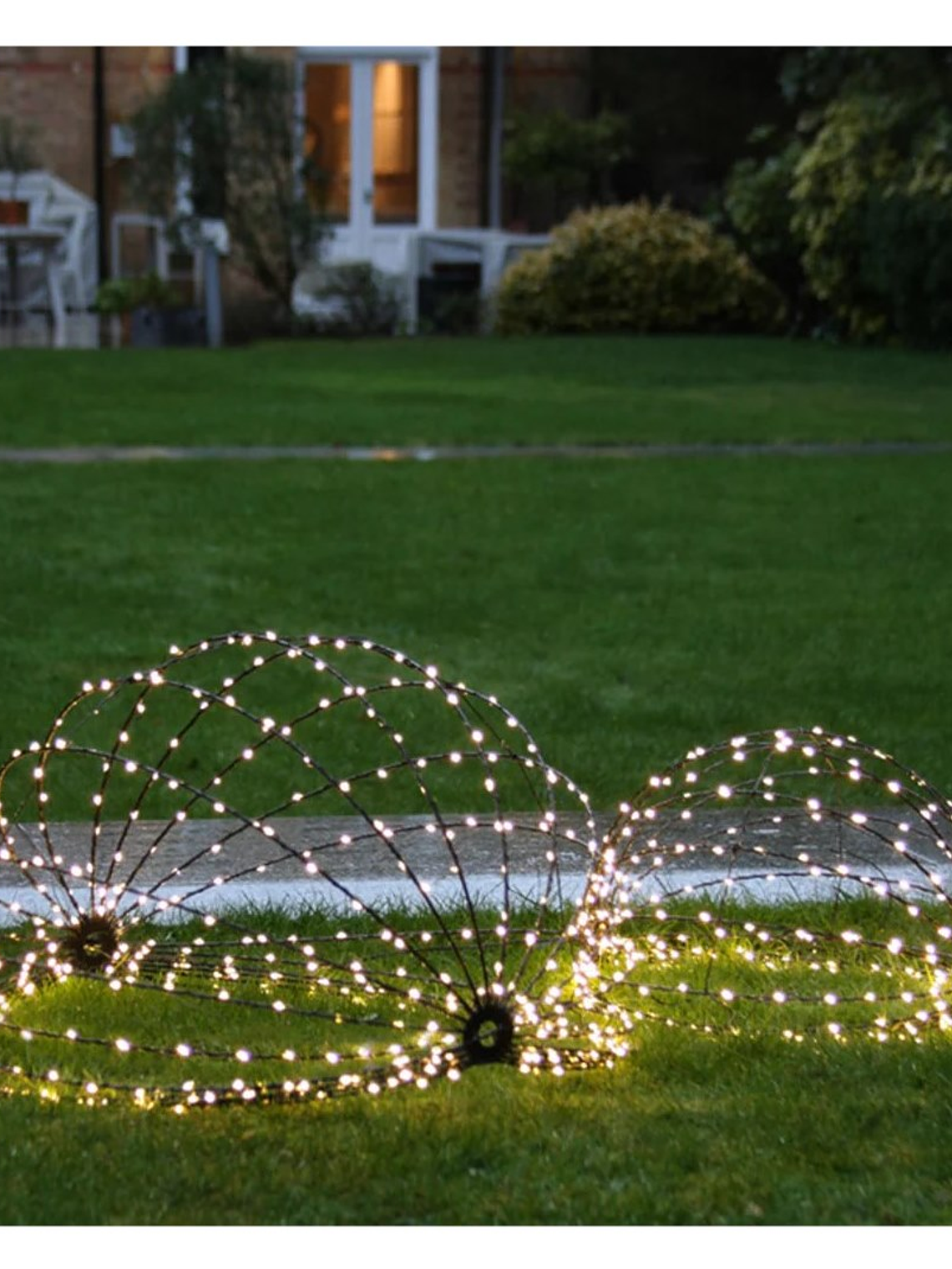 ESFERA METÁLICA CON LUCES LED 40 cm 2