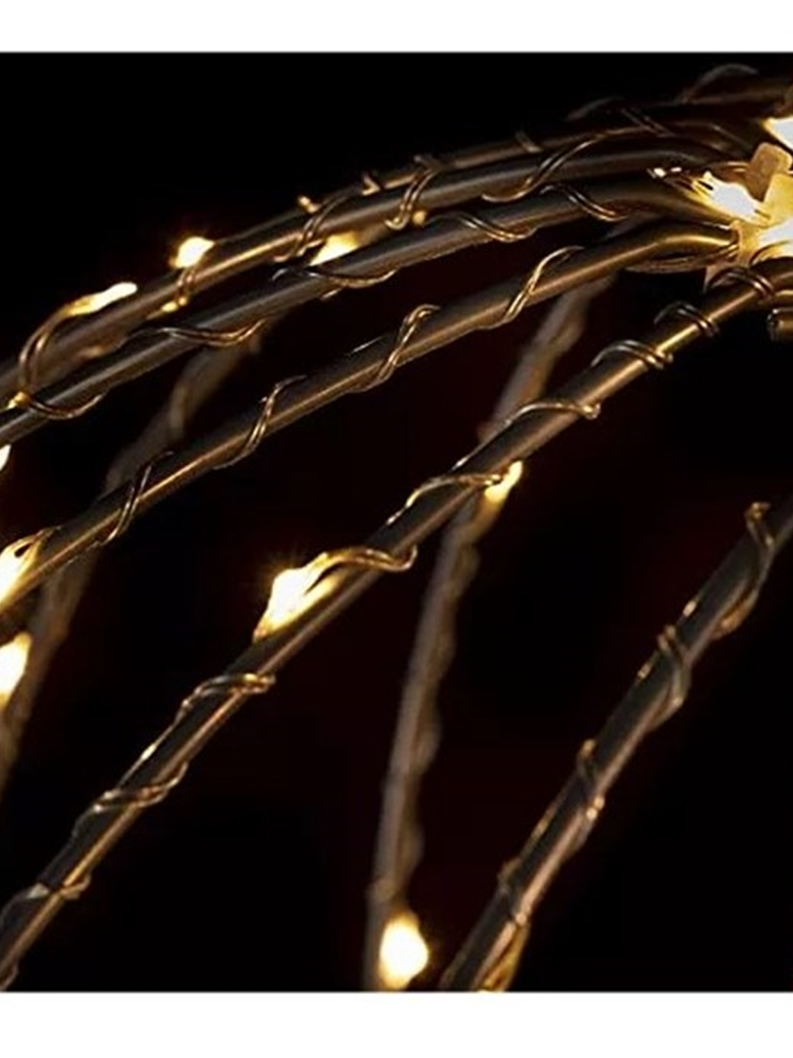 ESFERA METÁLICA CON LUCES LED 40 cm 4