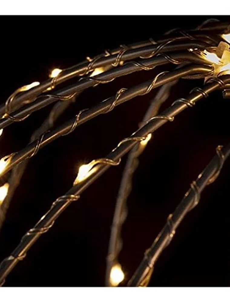 ESFERA METÁLICA CON LUCES LED 40 cm 4