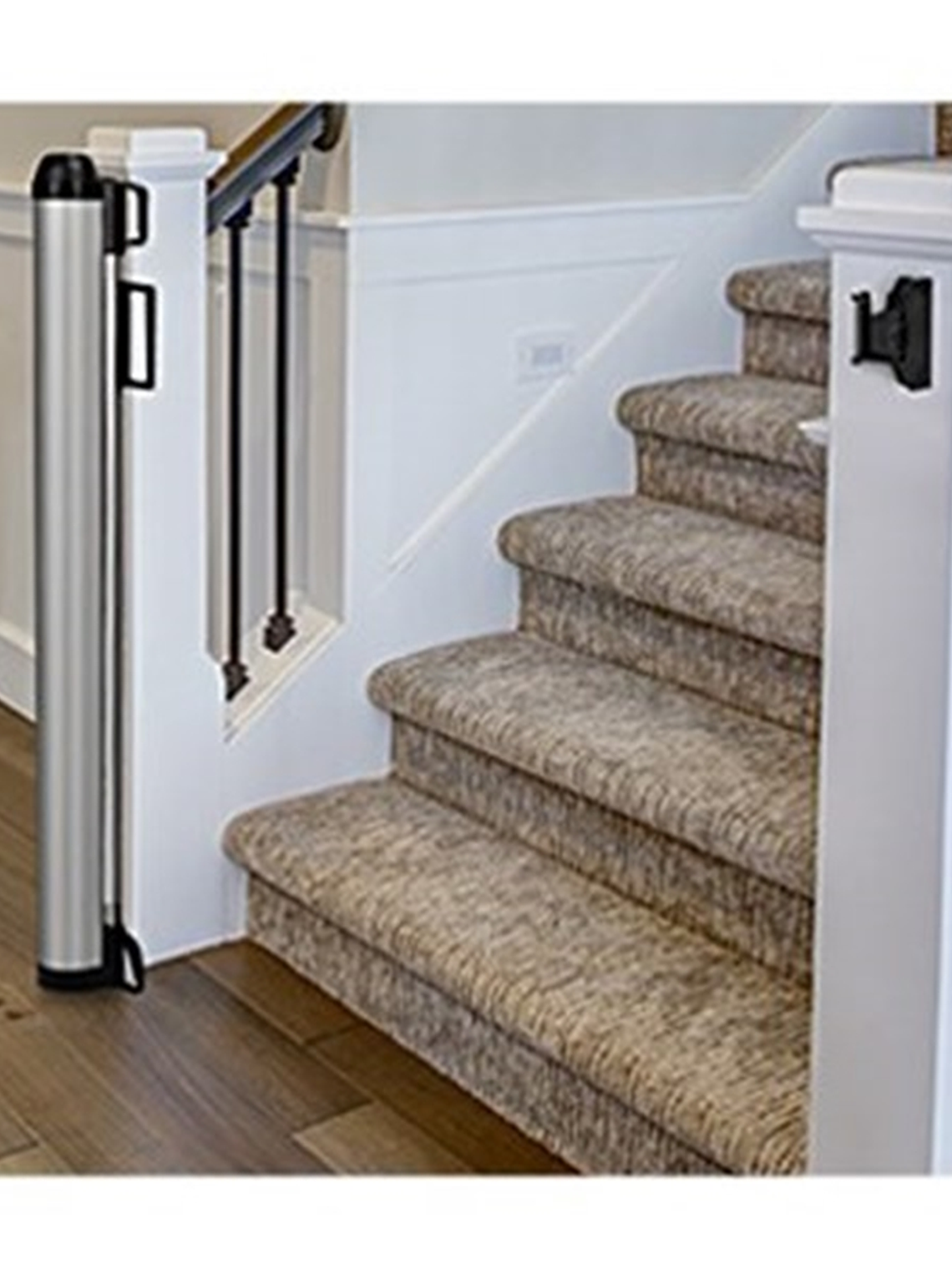 Puerta de seguridad retráctil para bebés o mascotas 5