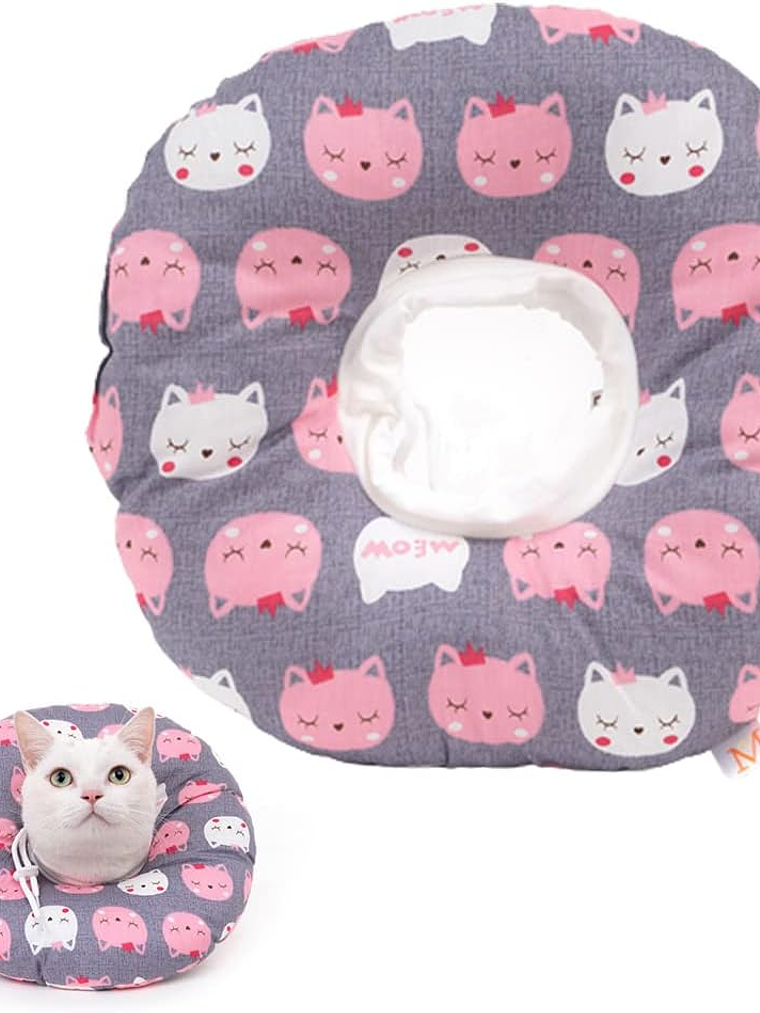 Collar isabelino de tela para mascota Talla-DISEÑOS 5