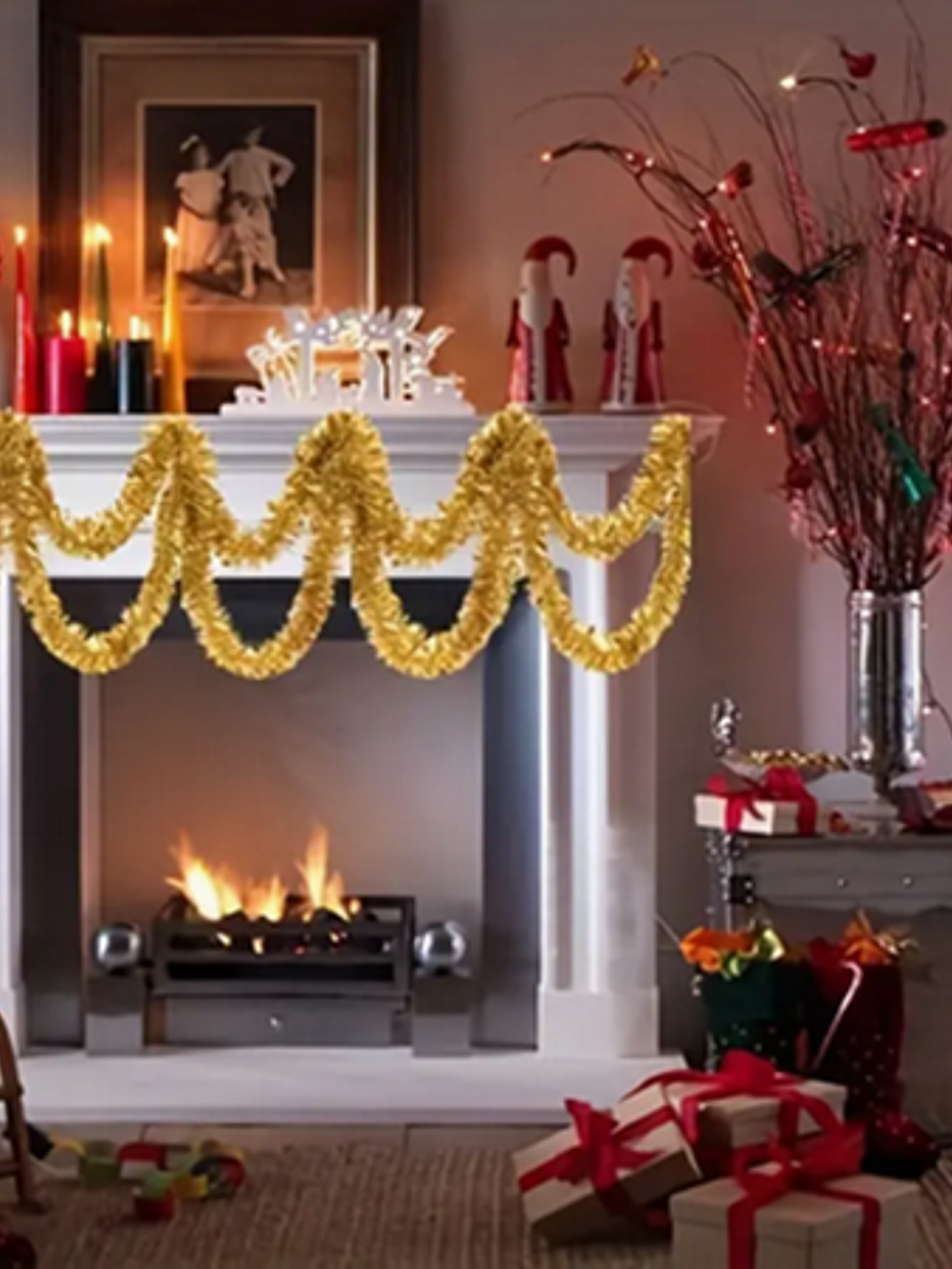 Set de 3 guirnaldas metálicas anchas (variedad colores) 9