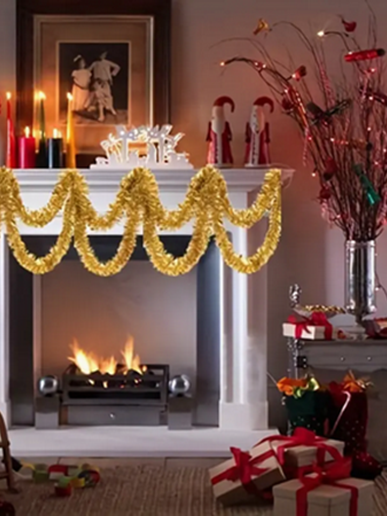 Set de 3 guirnaldas metálicas anchas (variedad colores) 9