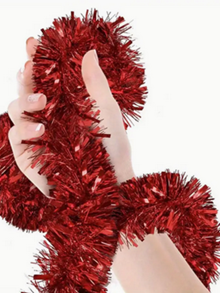 Set de 3 guirnaldas metálicas anchas (variedad colores) 12