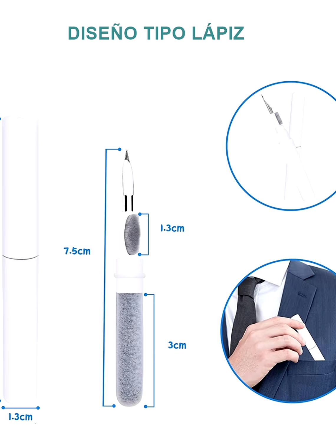 LÁPIZ DE LIMPIEZA PARA AIR PODS 3