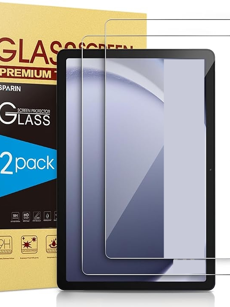 2 Protectores Pantalla SAMSUNG GALAXY TAB A10,1 Cristal Templado 1