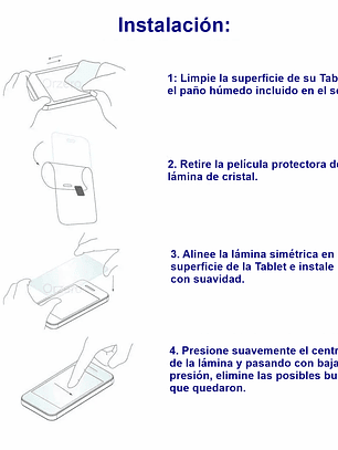 2 Protectores Pantalla SAMSUNG GALAXY TAB A 10,1 2019 Cristal Templado