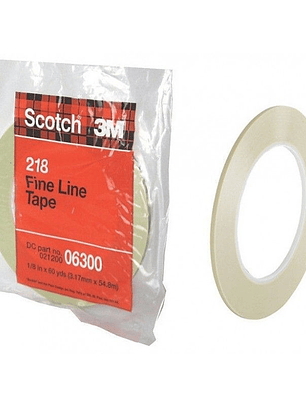 Cinta fina para enmascarar 6 unidades