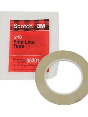 Cinta fina para enmascarar 6 unidades