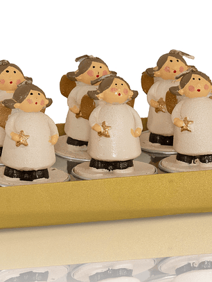 Velas con forma de angelitos